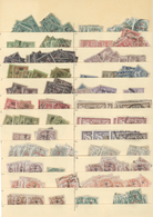 Marokko: 1891/1955, Comprehensive Mint And Used Dealer's Stock In A Densely Stuffed Album, Well Fill - Unused Stamps