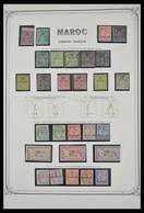 Marokko: 1891-1984: Very Well Filled, Partly Double, Mostly MNH And Mint Hinged Collection Morocco 1 - Ongebruikt