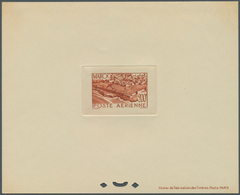 Marokko: 1945/1947, Airmails, 50fr. And 9fr. To 200fr., Six Values As Epreuve De Luxe. Maury PA57, P - Neufs