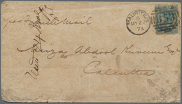 Mauritius: 1860/1873, 19 Letters And Large Letter Parts To And From Mauritius, Most Of Them With Exp - Mauricio (...-1967)