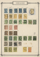 Mexiko: 1856/1872: Collection Of Classics, An Old 1960s Auction Lot, Housing A Few Hundred Stamps Mi - Messico