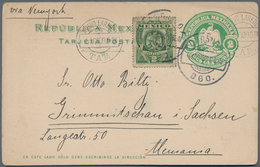 Mexiko: 1900's-1920's: 59 Covers And Postal Stationery Items, Mostly Used Inland From A Corresponden - Mexique