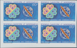 Neukaledonien: 1983, World Communication Year, 170fr. IMPERFORATE, 285 Copies Unmounted Mint. Maury - Unused Stamps