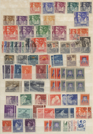 Niederländisch-Indien: 1870-1949, Mint And Used Collection Of Hundreds Of Stamps In A Stockbook, Plu - Netherlands Indies