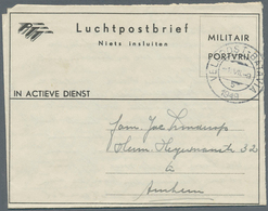 Niederländisch-Indien: 1945/1958 (ca.), MILITARY MAIL: Accumulation With About 135 Unused And Used M - Netherlands Indies