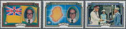 Niue: 1984, 10 Years Self-government Complete Set Of Three In A Lot With About 825 Sets Mostly In Pa - Niue