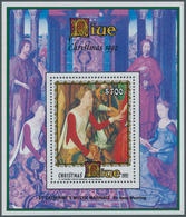 Niue: 1992, Christmas Miniature Sheet With Painting ‚St. Catherines Mystic Marriage ‘ (Memling) In A - Niue