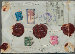 Pakistan: 1955/1956, Pakistan/India/Ceylon, Group Of Five Registered Covers To Pforzheim/Germany, In - Pakistán