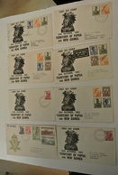 Papua Neuguinea: 1952/88: Lot Of Ca. 1400 FDC's Of Papua New Guinea 1952-1988 In Large Box. Lot Cont - Papua-Neuguinea