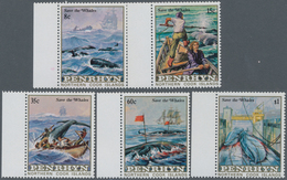 Penrhyn: 1983, ‚Save The WHALES‘ Complete Set Of Five In A Lot With About 200 Sets Mostly In Complet - Penrhyn