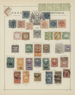 Peru: 1858-1882, Hübsche Sammlung Mit Etlichen Exemplaren Der Ungezähnten Ausgaben Vor 1866, Dabei A - Perú