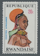 Ruanda: 1971, African Hairstyles And Headgears Complete Set Of Eight In A Lot With About 400 Sets Mo - Andere & Zonder Classificatie