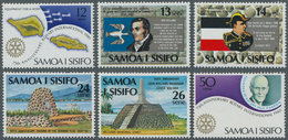 Samoa: 1980, Anniversaries Complete Set Of Six (75 Years Rotary, 80 Years German Occupation And 150 - Samoa