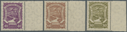 SCADTA - Ausgaben Für Kolumbien: 1923/1928, SERVICIO DE TRANSPORTES AEREOS EN COLOMBIA Three Values - Colombia