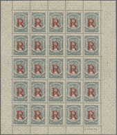 SCADTA - Ausgaben Für Kolumbien: 1928, Registration Stamp 20c. Grey, Lot Of 2.050 Stamps Within 82 ( - Colombia