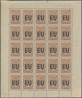 SCADTA - Länder-Aufdrucke: 1923, United States "EU", Black Machine Overprint On 60c. Yellow-brown, 1 - Aerei