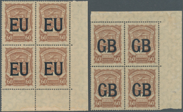 SCADTA - Länder-Aufdrucke: 1923, UNITED STATES: Three Different Colombia Issues With Black Opt. 'EU' - Flugzeuge