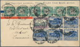 Südafrika: 1913/1955 (ca.), Accumulation With About 130 Covers Incl. Registered And Airmails, Offici - Usati