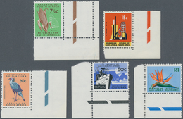 Südafrika: 1967/1968, Definitive Issue Five Different Values Incl. 7½c. Maize, 15c. Industry, 20c. S - Gebraucht