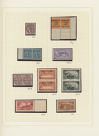 Syrien: 1922/1926, OVERPRINT VARIETIES, Petty U/m Collection Of 14 Stamps Showing Overprint Varietie - Siria