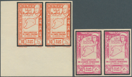 Syrien: 1942/1957, Fly U/m Accumulation Of Nearly 600 IMPERFORATE Stamps Incl. Complete Sets, Blocks - Syria