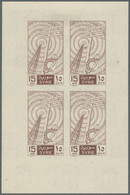 Syrien: 1955/1958 (ca.), Accumulation Of About 170 Imperforate SPECIAL MINIATURE SHEETS In Album Wit - Syria