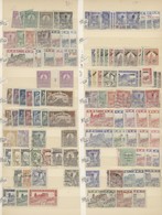 Tunesien: 1888/1955, Mint And Used Collection/assortment On Large Stockcards, Comprising Definitives - Covers & Documents