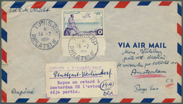 Tunesien: 1899/2005, Accumulation Of Nearly 180 Covers/cards, Mainly Commercial Mail, Comprising A V - Lettres & Documents