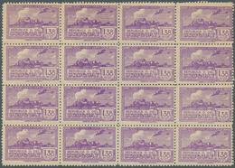 Uruguay: 1939, Airmail Issue 1.38p. Violet ‚airplane Over Bullock Carriage‘ In A Lot With About 850 - Uruguay