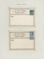 Venezuela - Ganzsachen: 1880/1884, Attractive Specialized Collection With 90 Different Postcard Form - Venezuela
