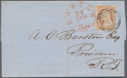 Vereinigte Staaten Von Amerika: 1853/1970, Box With Almost 400 Envelopes And Postal Stationerys. Int - Cartas & Documentos