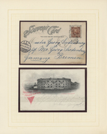 Vereinigte Staaten Von Amerika: 1898/1906, Unused And Canceled Collection Of Stamps, Postal Statione - Cartas & Documentos