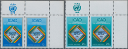 Vereinte Nationen - New York: 1978, International Civil Aviation Organization ICAO Set Of Two 13c. A - Andere & Zonder Classificatie