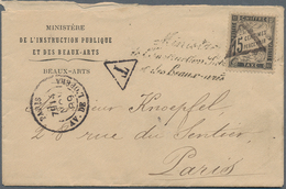 Alle Welt: 1863-1938, Eight Covers And Postcards From Great Britain (1863 Cover To Switzerland), Fra - Collections (without Album)