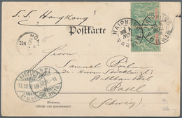 Alle Welt: 1898/1950 Ca. 9 Exclusively Better Covers And Cards As There Are French Indochina, Gemarn - Collections (without Album)