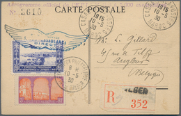 Alle Welt: 1898-1944 REGISTERED MAIL: Five Covers, A Postcard And A Postal Stationery Envelope All U - Verzamelingen (zonder Album)