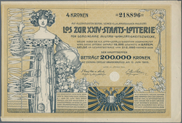 Alle Welt: 1900/1970 Appr. Fine Lot Of Lottery Tickets Some Very Artistic. Tickets Seen From Austria - Sammlungen (ohne Album)