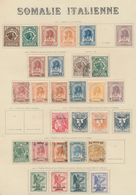Italienische Kolonien: 1903/1928, Mint And Used Collection On Ancient Album Pages, Comprising Libya, - Emissioni Generali