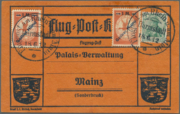Flugpost Deutschland: Deutsches Reich - Germania - 1912, Flugpost Rhein/Main, Partie Von Drei Karten - Luchtpost & Zeppelin