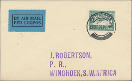 Flugpost Übersee: 1931/1934, Group Of Five 1st Flight Covers Bearing 1929 Air 4d. Green And 1s. Oran - Other & Unclassified