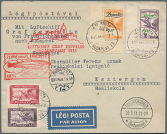 Flugpost Alle Welt: 1918/1954, Mainly Before 1945, Collection Of More Than 340 Airmail Cover/cards, - Other & Unclassified