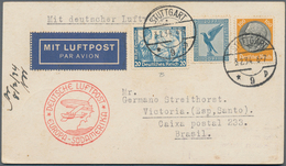 Katapult- / Schleuderflugpost: 1929/36, 13 Belege Katapultpost, Dekorative Stücke Teils Mit Besseren - Airmail & Zeppelin