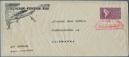 Zeppelinpost Europa: 1929 - 1933, Accumulation Of 15 Zeppelin Covers And Cards From South America (A - Otros - Europa