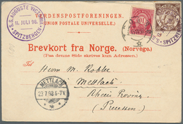 Schiffspost Deutschland: 1894/1939, Hochinteressante Sammlung Von Ca. 100 Belegen Mit SCHIFFSPOST-ST - Collezioni