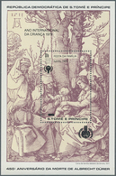 Thematik: Druck-Dürer / Printing-Dürer: 1980, SAO TOME E PRINCIPE: Christmas And Internat. Year Of C - Andere & Zonder Classificatie