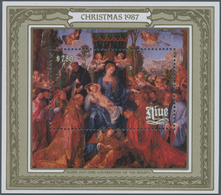 Thematik: Druck-Dürer / Printing-Dürer: 1987, NIUE: Christmas Miniature Sheet With Painting ‚Celebra - Andere & Zonder Classificatie