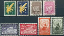 Thematik: Europa-UNO / Europe-UNO: 1950/1995 (approx.), UN NEW YORK: Batch Of Ca. 256 Stamp Lots, Mo - Ideas Europeas