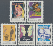 Thematik: Film-Kino / Film-cinema: 1992, ARGENTINA: Argentine CINEMA Complete Set Of Five Showing Di - Film