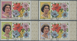 Thematik: Flora, Botanik / Flora, Botany, Bloom: 1968, COOK ISLANDS: QEII High Denominated Values Co - Sonstige & Ohne Zuordnung