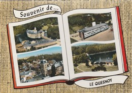 Delcampe - CPSM 59 LE QUESNOY  SOUVENIR MULTIVUES LIVRE OUVERT - Le Quesnoy